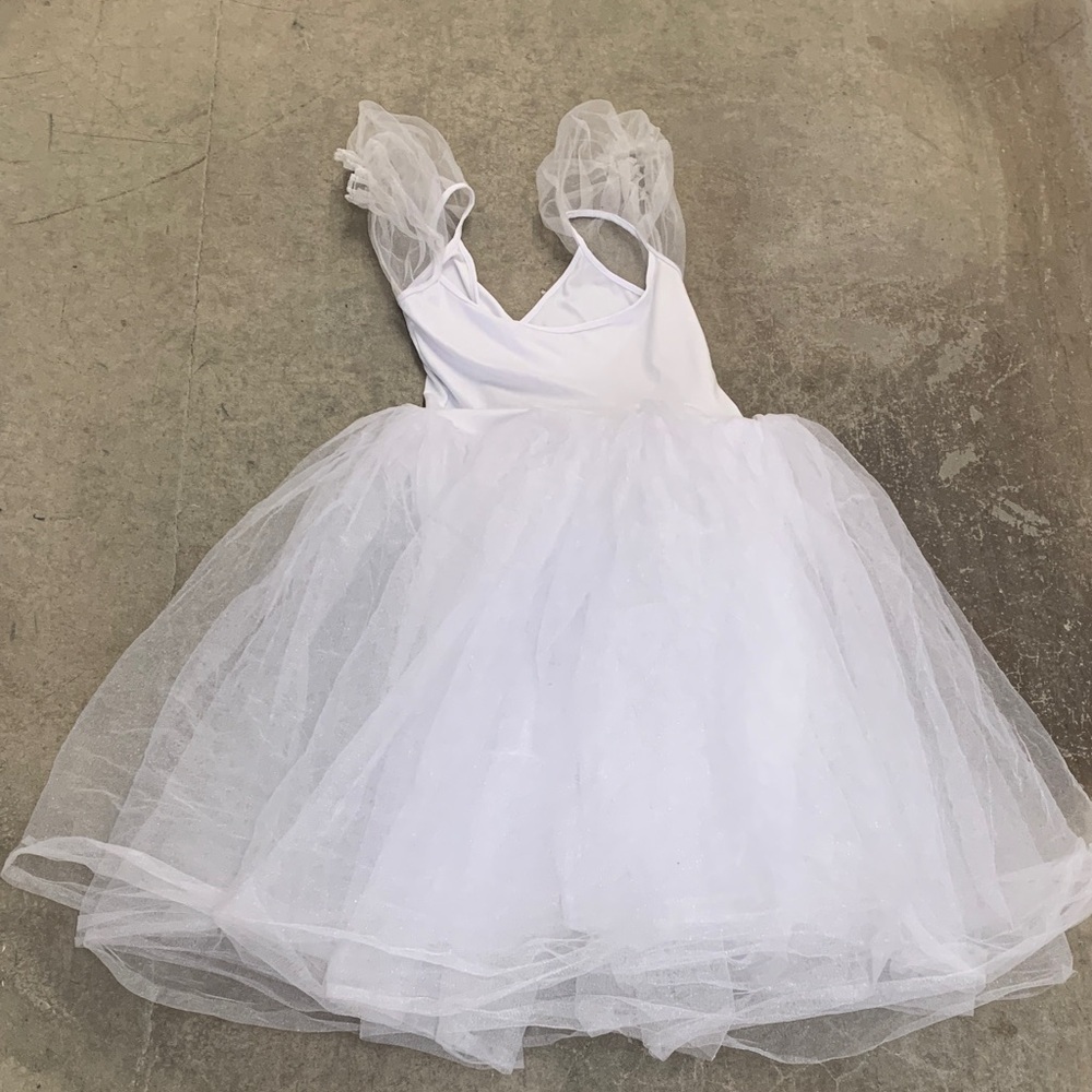 Super puffy White Fairy Princess‎ Costume princess ballerina